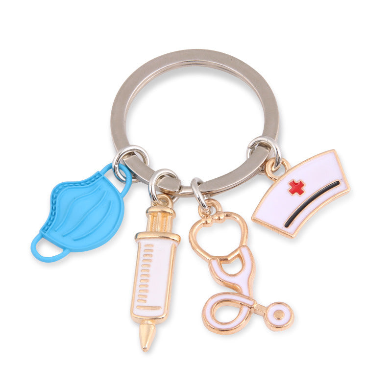 I'm A Med Worker Keychain