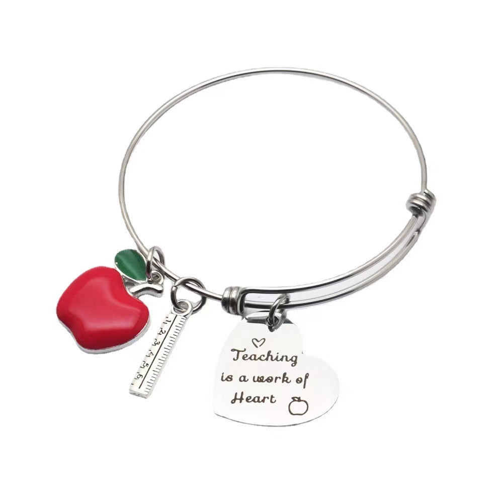 Stainless Steel Round Nurse Bracelet