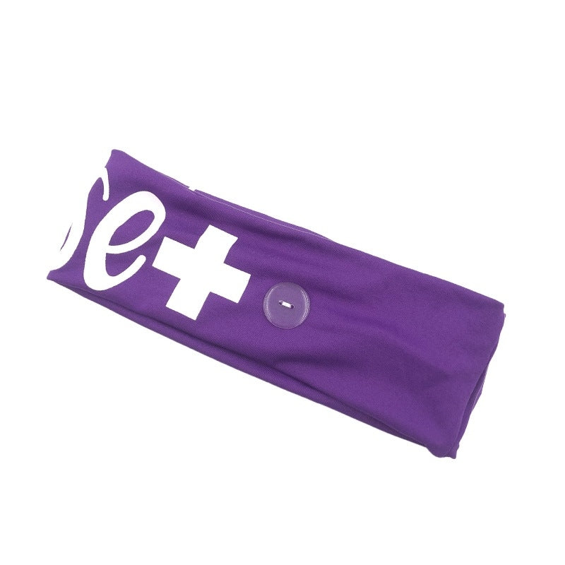 Stretch Silk "Nurse" Mask-Holding Hair Band