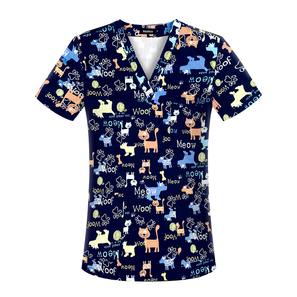 The Cartoon Scrub Top